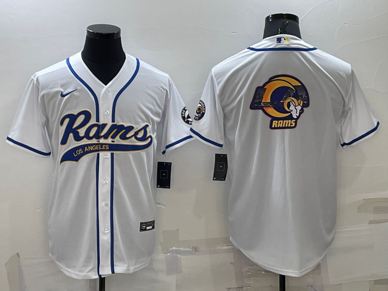Men's Los Angeles Rams White Game Jerseys