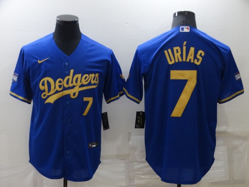 Men's Los Angeles Dodgers Julio Urias #7 Blue Player Jerseys