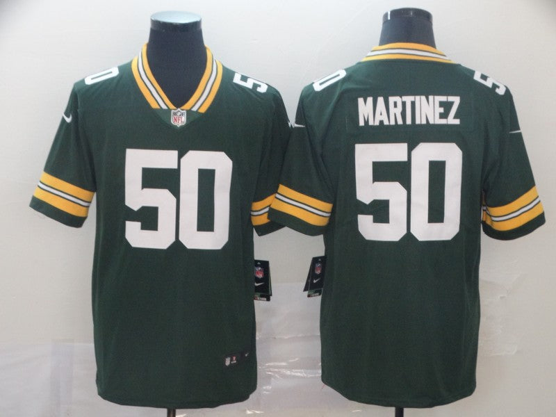 Men's Green Bay Packers Blake Martinez #50 Green Game Jerseys
