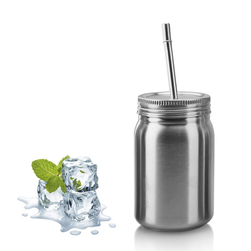 Stainless Steel Mug Mason Cup Straw Cup – Designed for Modern Living