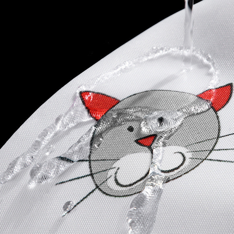 Cartoon Bathroom Shower Curtain – Waterproof & Anti-Mold