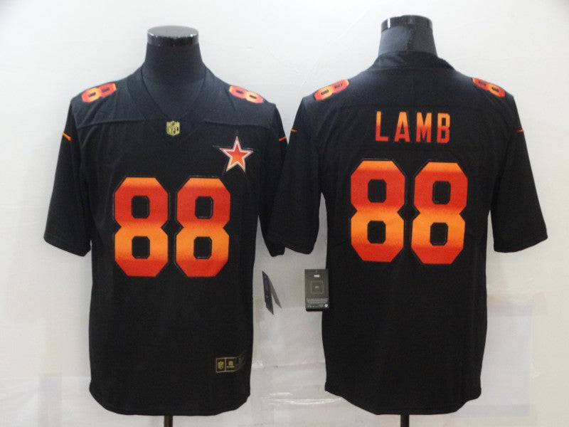 Men's Dallas Cowboys #88 CeeDee Lamb Black Game Player Jerseys