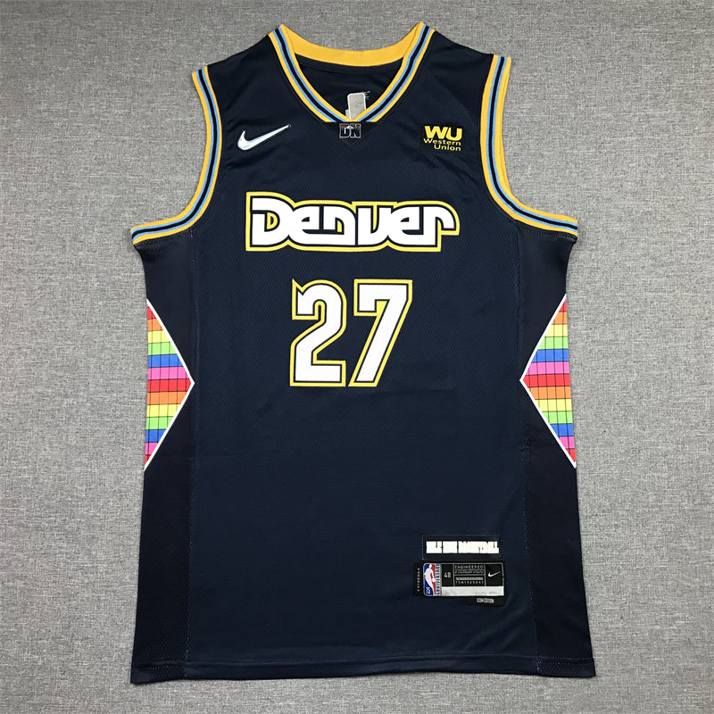 Men's Denver Nuggets Jamal Murray Navy 2021/22 Swingman Jerseys - City Edition