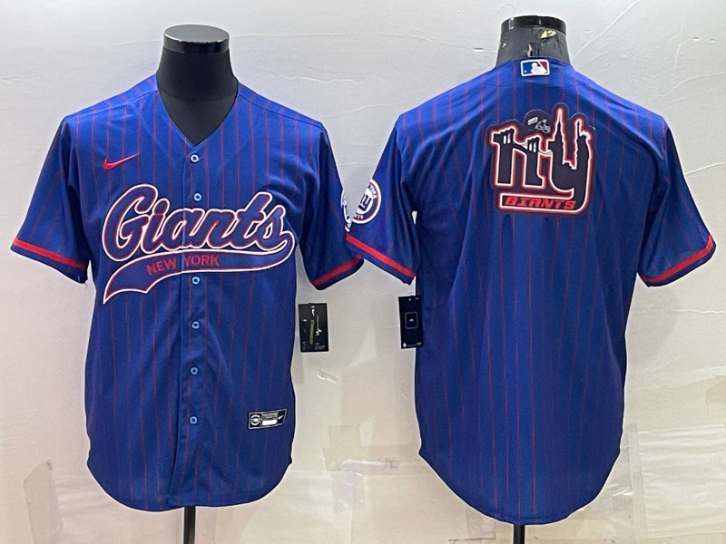 Men's New York Giants Blue Player Jerseys