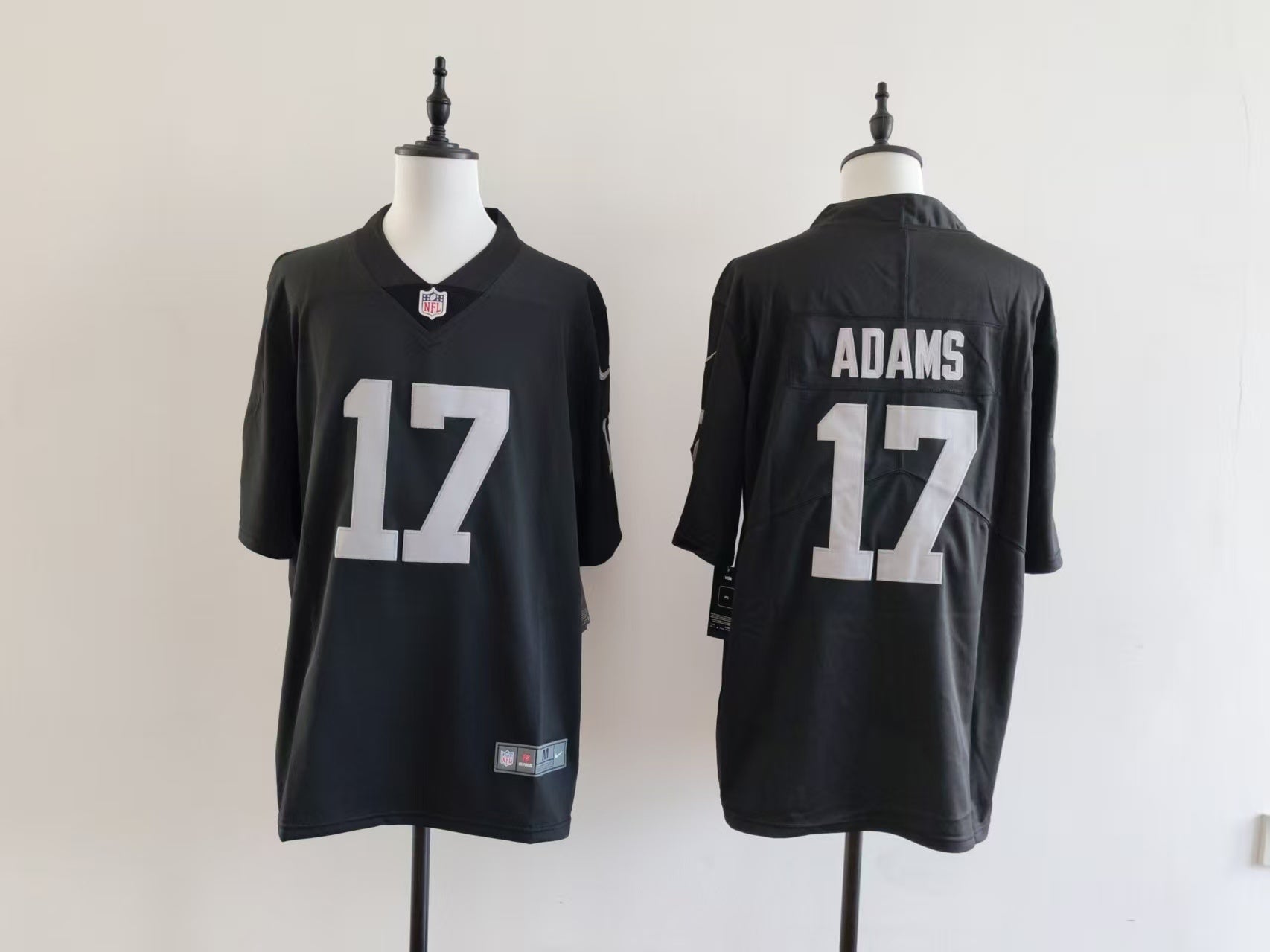 Men's Oakland Raiders Davante Adams Jersey -  Black