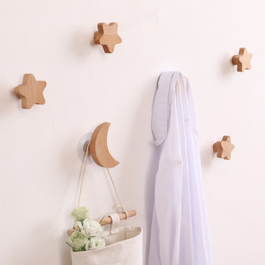 Solid Wood Wall Hook Punch-free Hallway Wall  – Premium Quality, Everyday Convenience