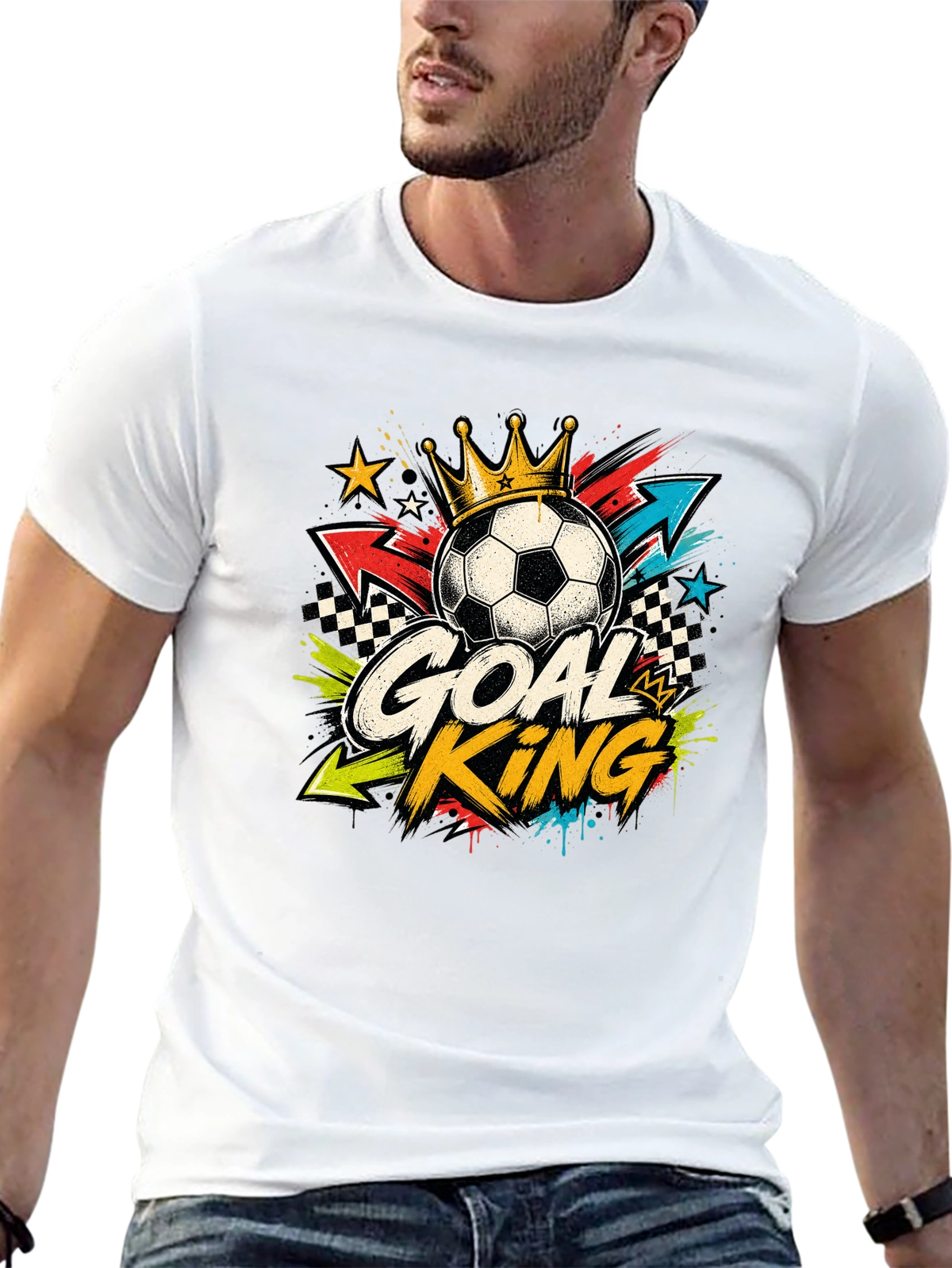 Friday Night Lights – High School Football Glory Days Tee
