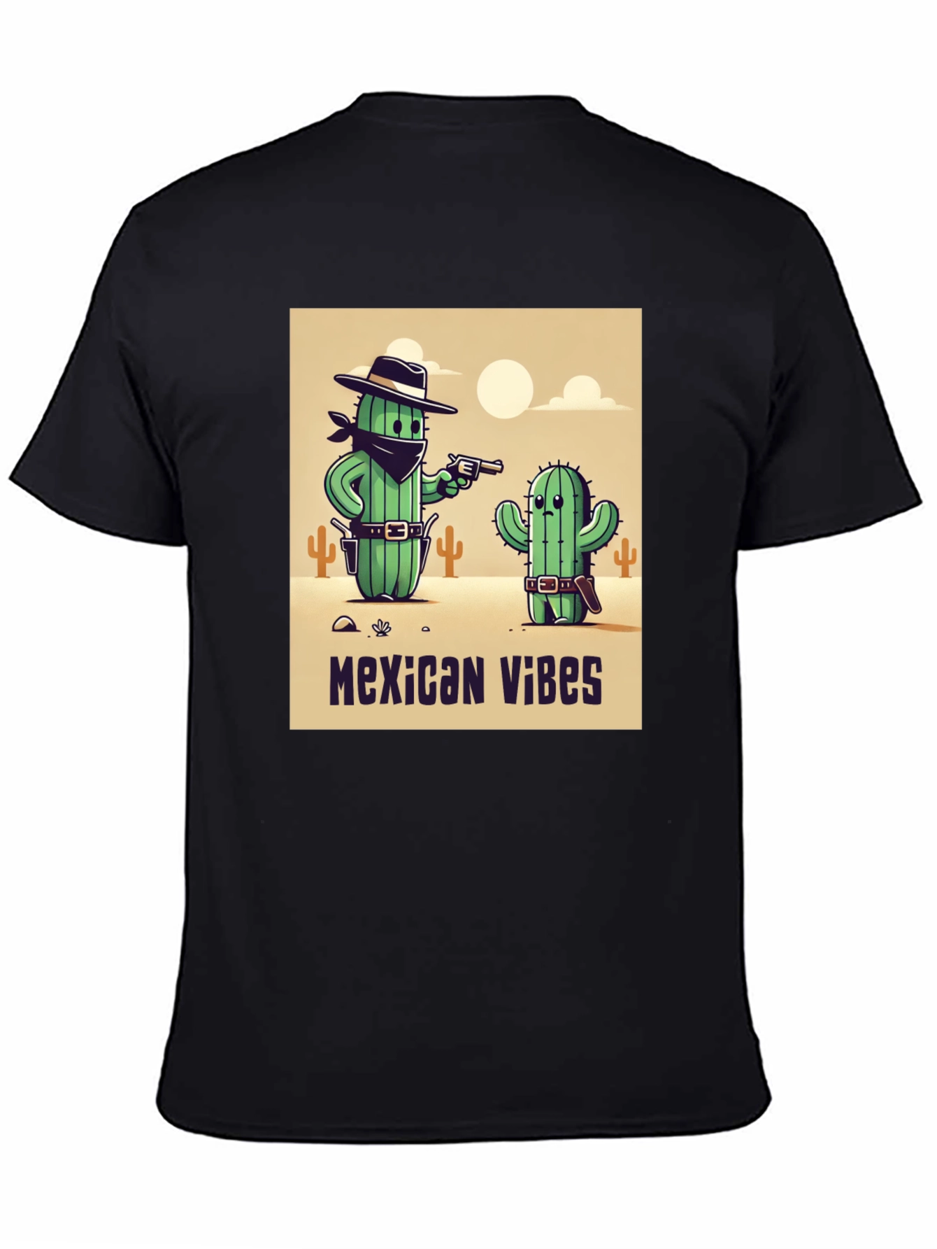 Mexican Vibes Cactus Graphic Tee
