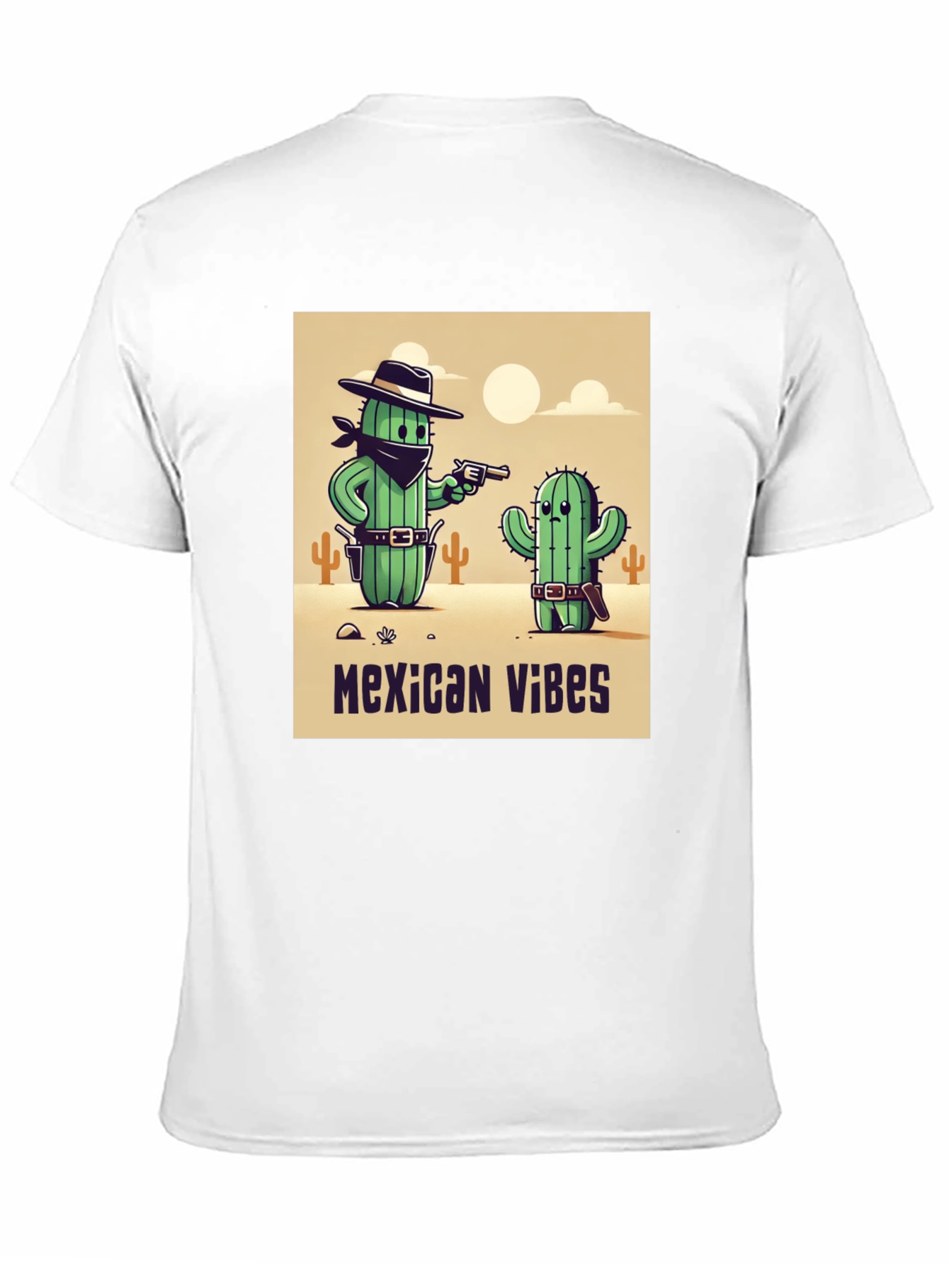 Mexican Vibes Cactus Graphic Tee