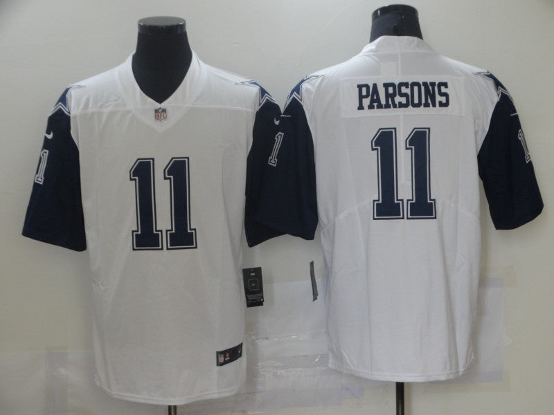 Men's Dallas Cowboys Micah Parsons #11 White Game Jerseys