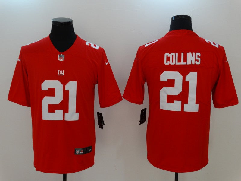 Men's New York Giants Landon Collins #21 Red Game Jerseys