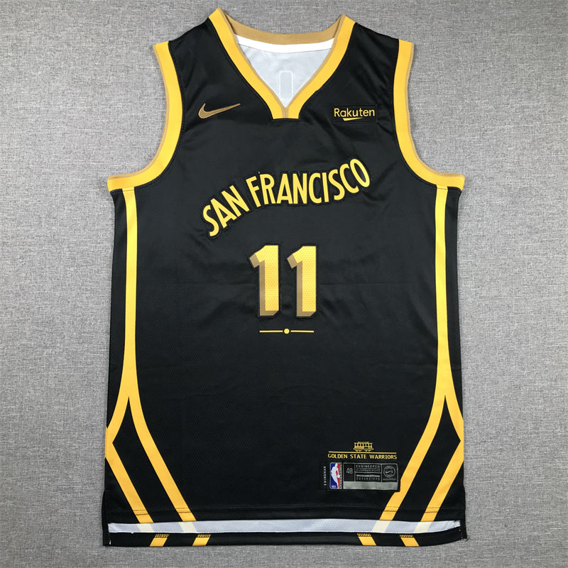 Men's Golden State Warriors Klay Thompson #11 Black 2023/24 Swingman Jerseys - City Edition