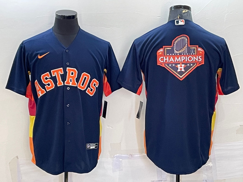 Men's Houston Astros Navy Alternate Replica Team Jerseys