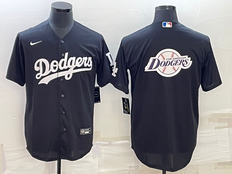 Men's Los Angeles Dodgers Black Collection Player Jerseys