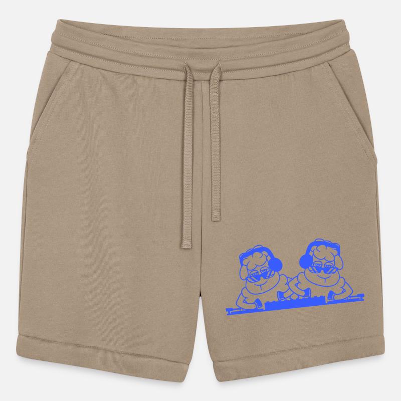 2 Funny Cool DJ Sheep Team Mixing Music Party Club