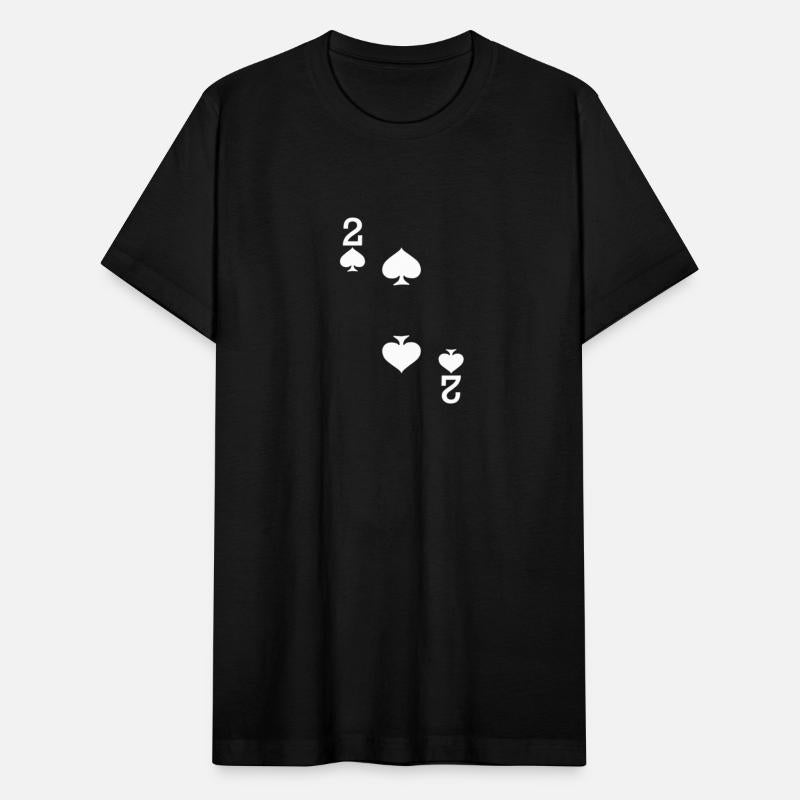 2 of Spades Playing Card Halloween Costume T Shirt