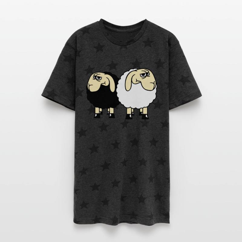 2 Sheep Looking Skeptical Offended Friends Team