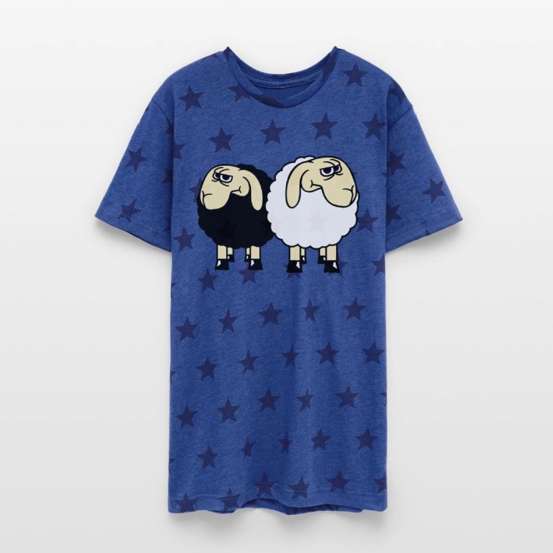 2 Sheep Looking Skeptical Offended Friends Team