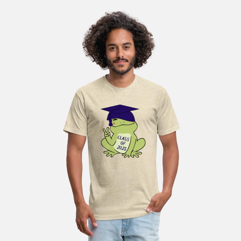 2025 peace sign frog graduation design