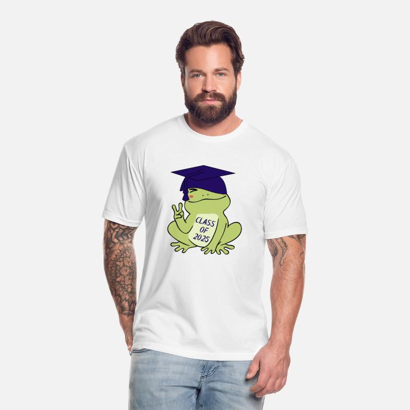 2025 peace sign frog graduation design