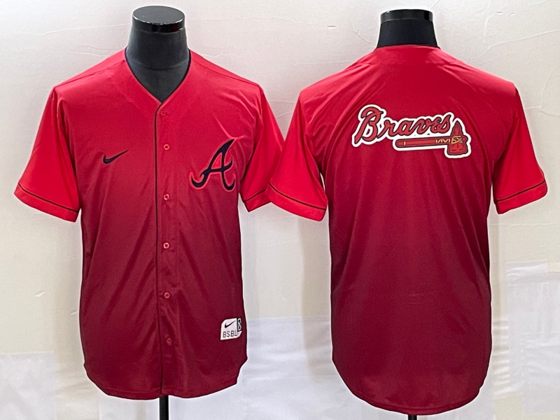 Men's Atlanta Braves Red Replica Player Jerseys
