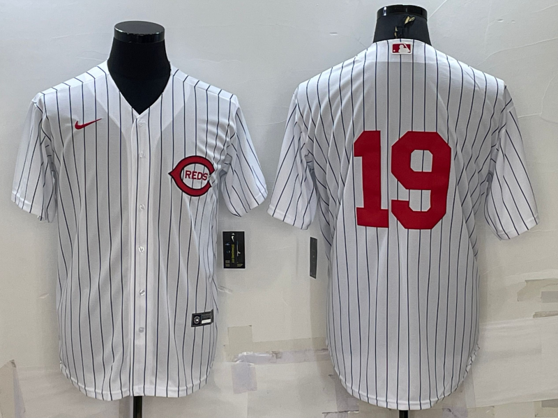 Men's Cincinnati Reds Joey Votto #19 White 2022 MLB at Field of Dreams Game Authentic Player Jerseys