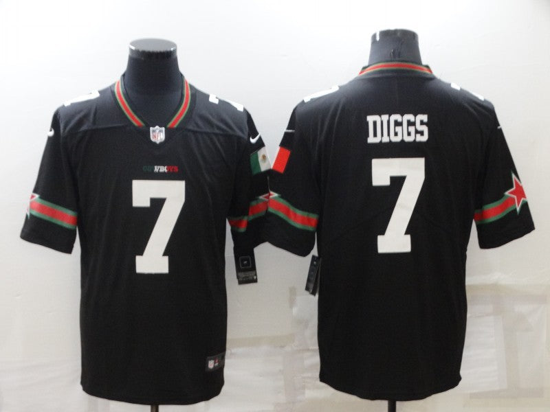 Men's Dallas Cowboys Trevon Diggs #7 Black Game Player Jerseys
