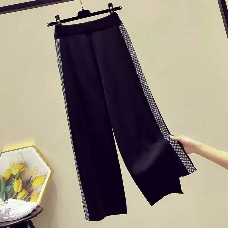 Casual Pants Casual Draping Wide-leg Pants Women