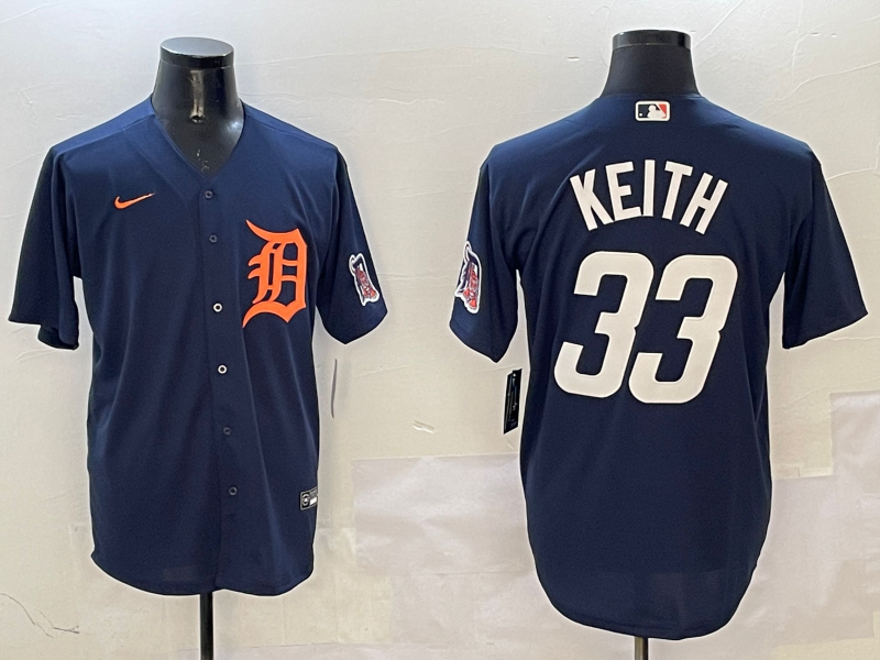 Men's Detroit Tigers Colt Keith #33 Navy Limited Player Jerseys