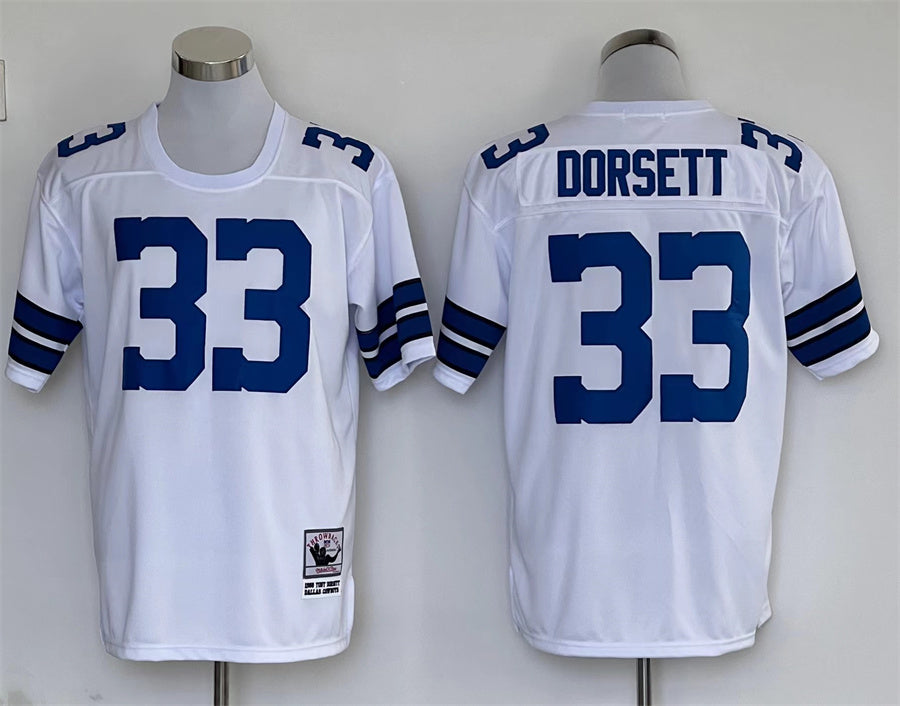 Men's Dallas Cowboys Tony Dorsett Mitchell & Ness White Legacy Replica Jerseys