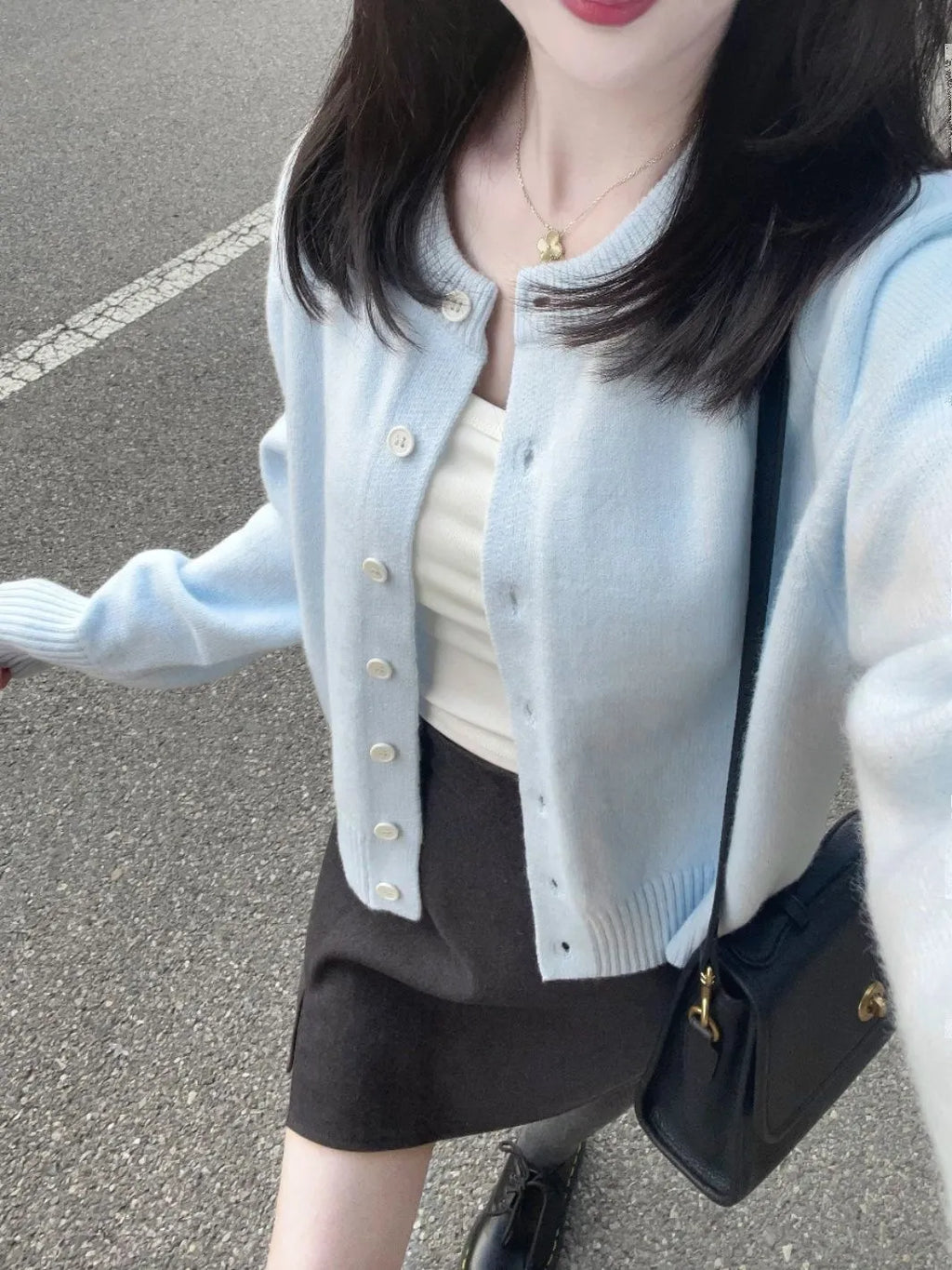 Versatile Cardigan Short Outerwear Cardigan Top For Women