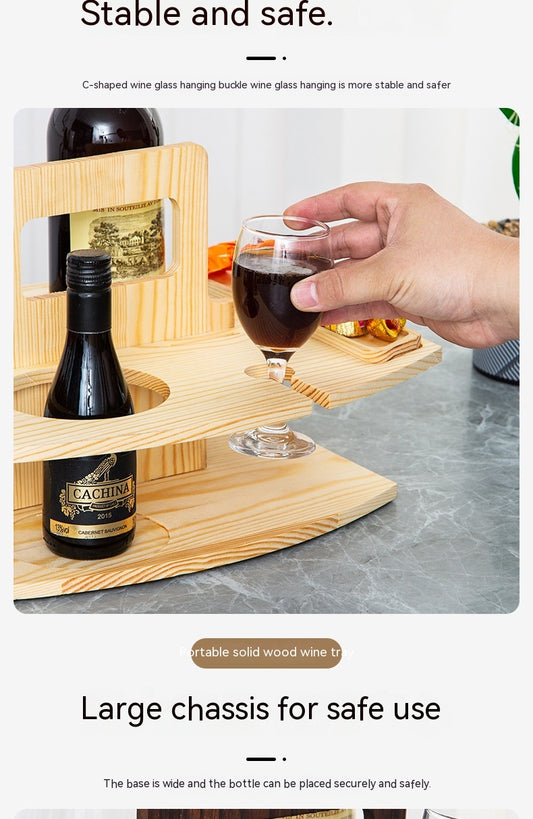 Wooden Wine Rack Portable Wine Rack Removable – Quality You Can Trust