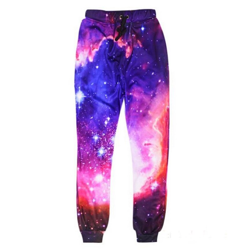Fashionable Printed Apparel 3D printed couple men and women trousers