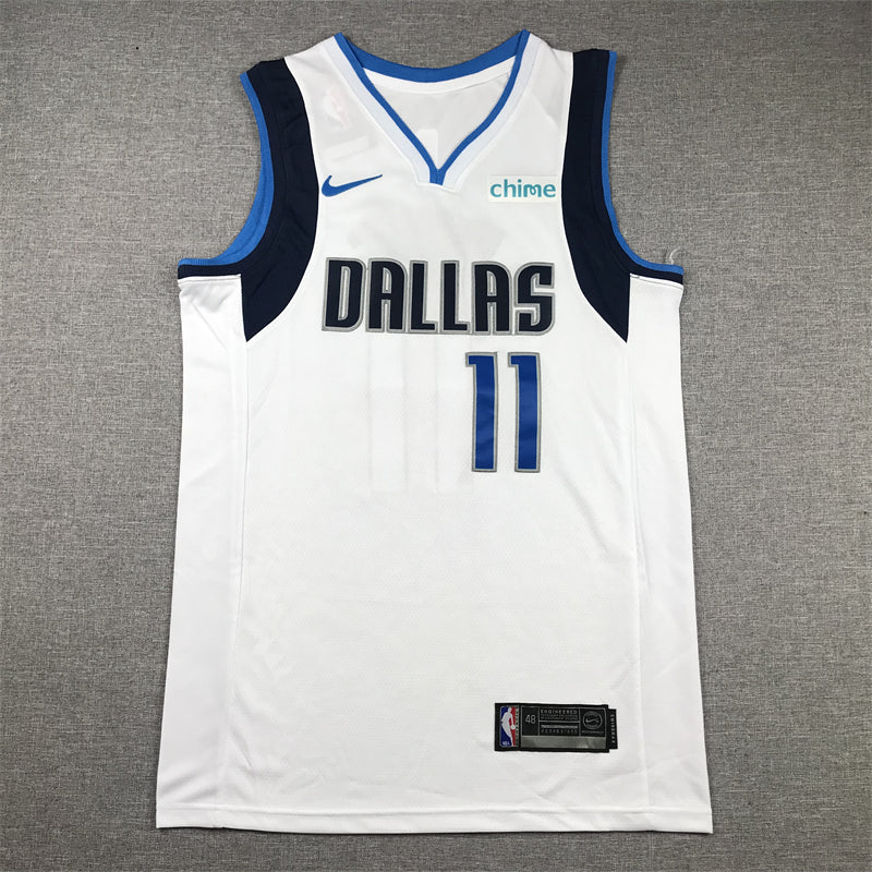 Men's Dallas Mavericks Kyrie Irving #11 White Fastbreak Jerseys - Association Edition