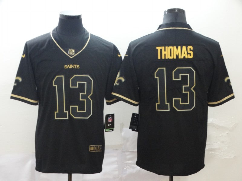 Men's New Orleans Saints Michael Thomas #13 Black Player Game Jerseys
