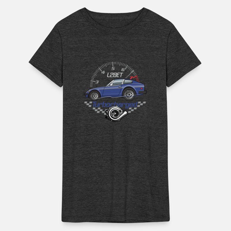 280zx T ShirtTurbocharged Blue and Silver