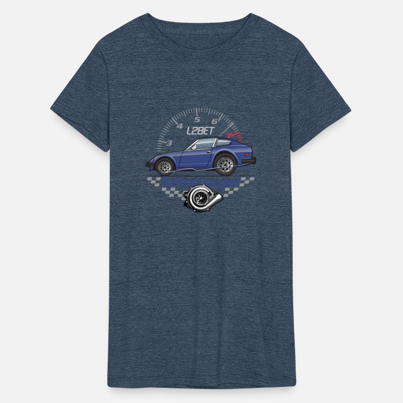 280zx T ShirtTurbocharged Blue and Silver