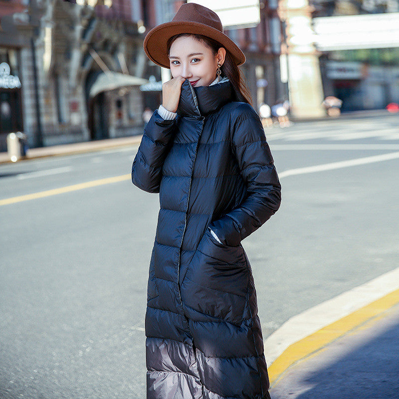 Fashionable Jacket Lightweight double-sided down jacket wom