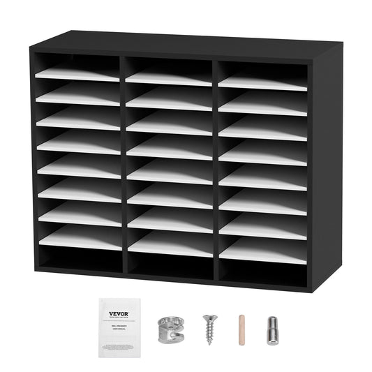 Compartments Wood Literature Organizer – Premium Quality, Everyday Convenience