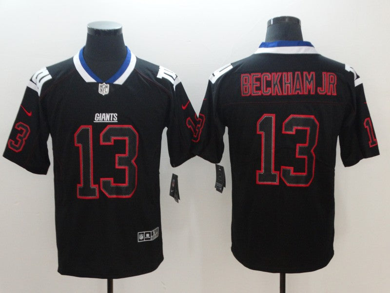 Men's New York Giants Odell Beckham Jr. #13 Black Alternate Game Jerseys