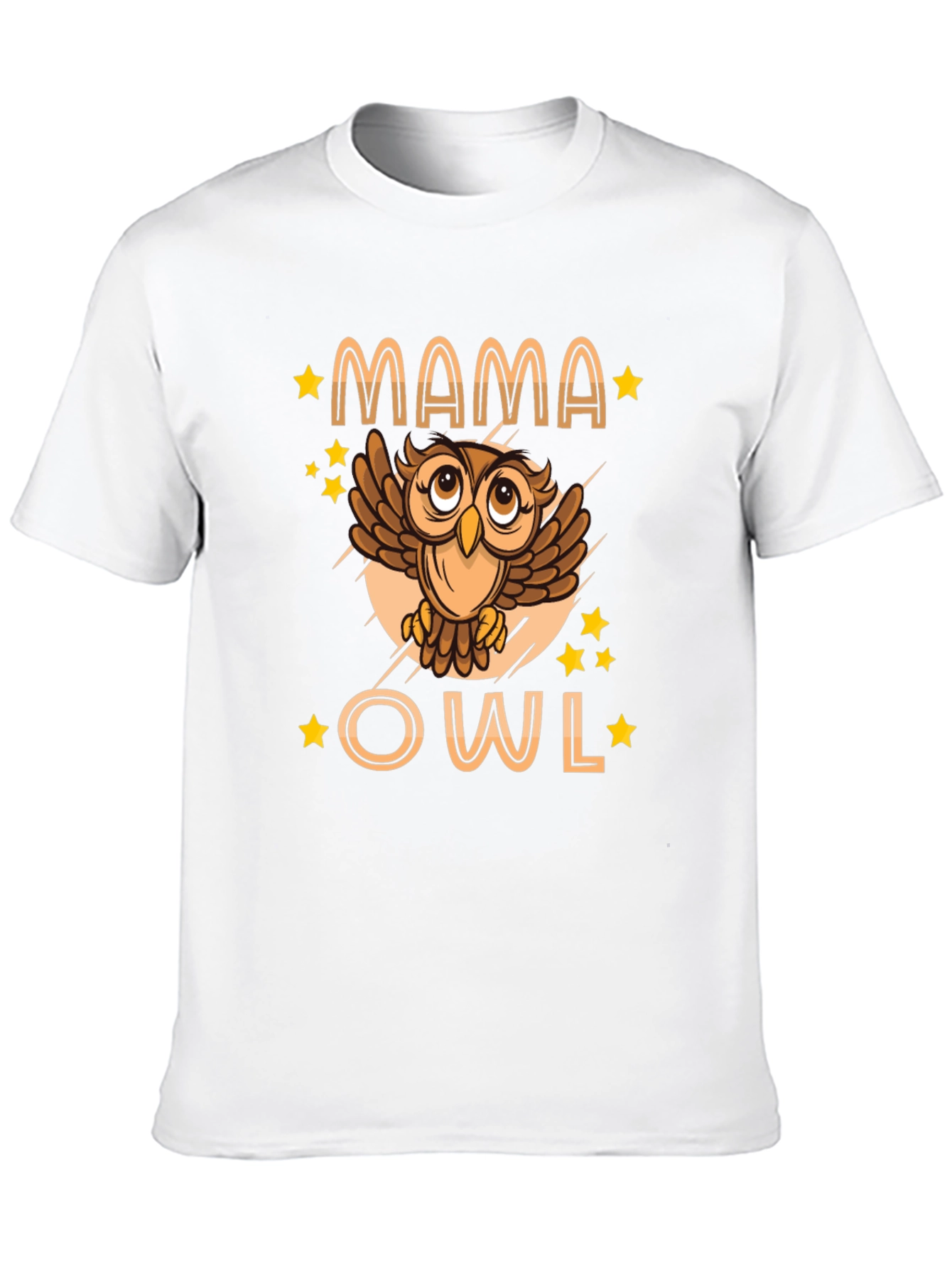 Mama Owl Graphic Tee - Black T-Shirt