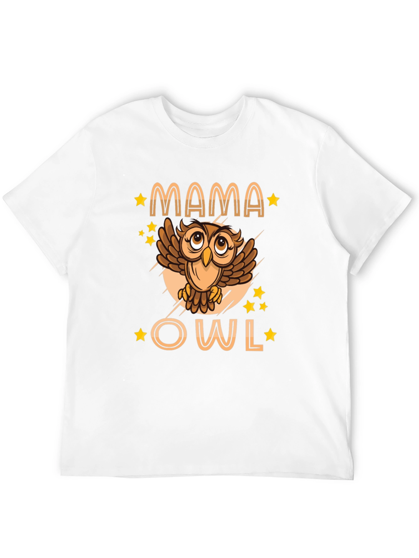 Mama Owl Graphic Tee - Black T-Shirt