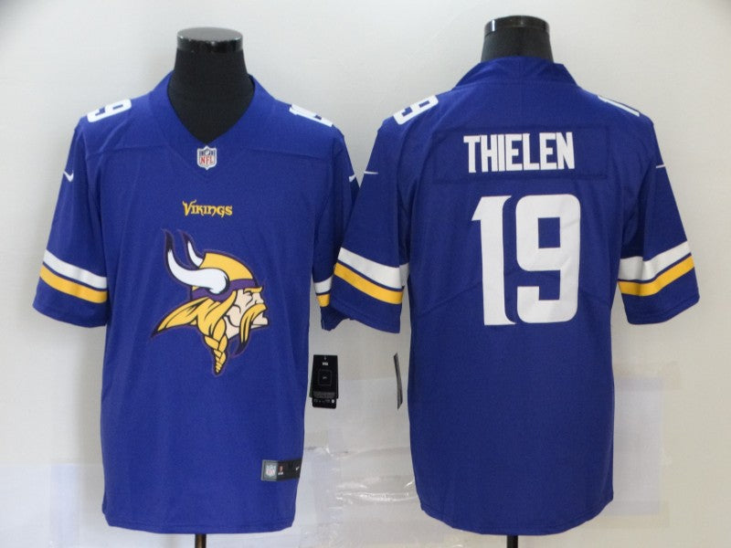 Men's Minnesota Vikings Adam Thielen #19 Purple Game Player Jerseys