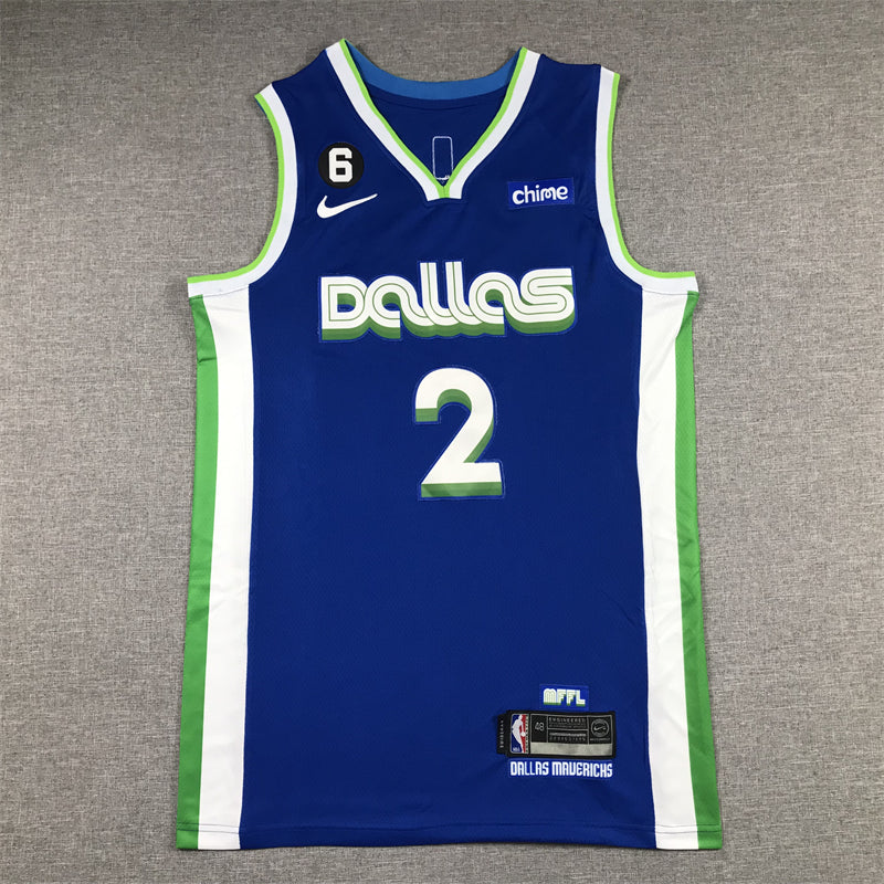 Men's Dallas Mavericks Kyrie Irving #2 Blue 2022/23 Swingman Jerseys - City Edition