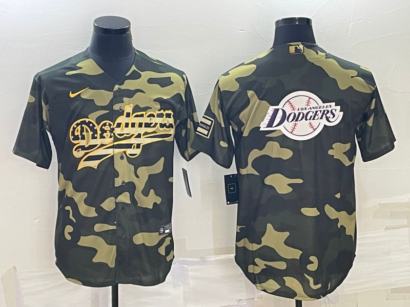 Men's Los Angeles Dodgers Camouflage Replica Player Jerseys