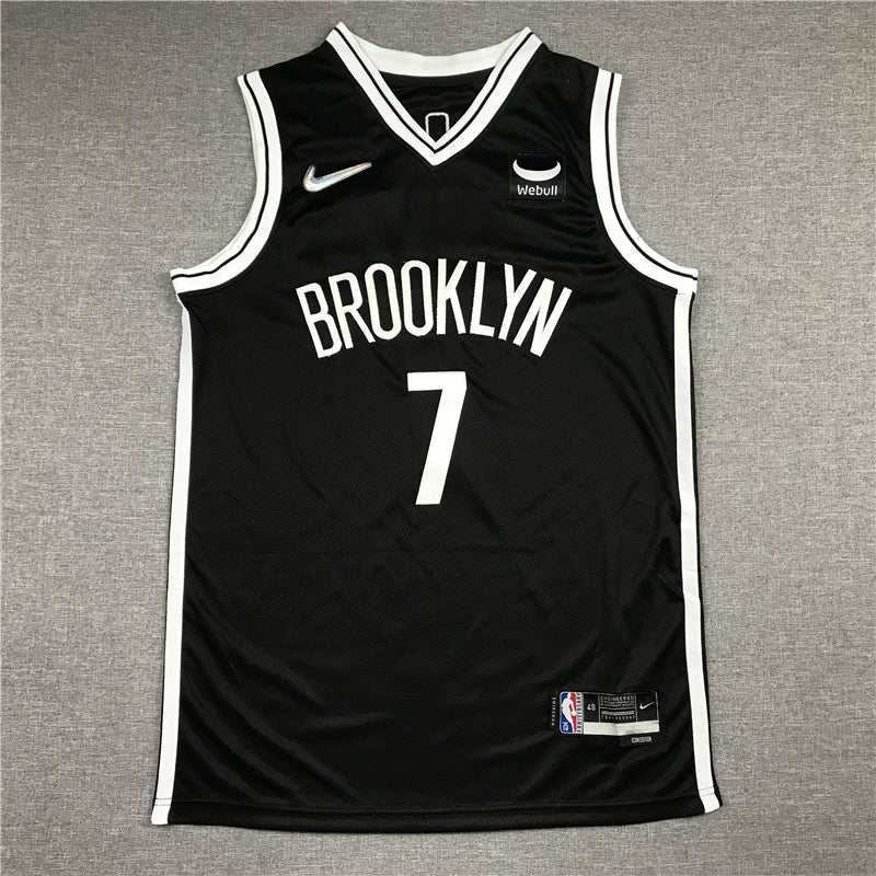Men's Brooklyn Nets Kevin Durant #7 Black 2022/23 Swingman Jerseys - Icon Edition