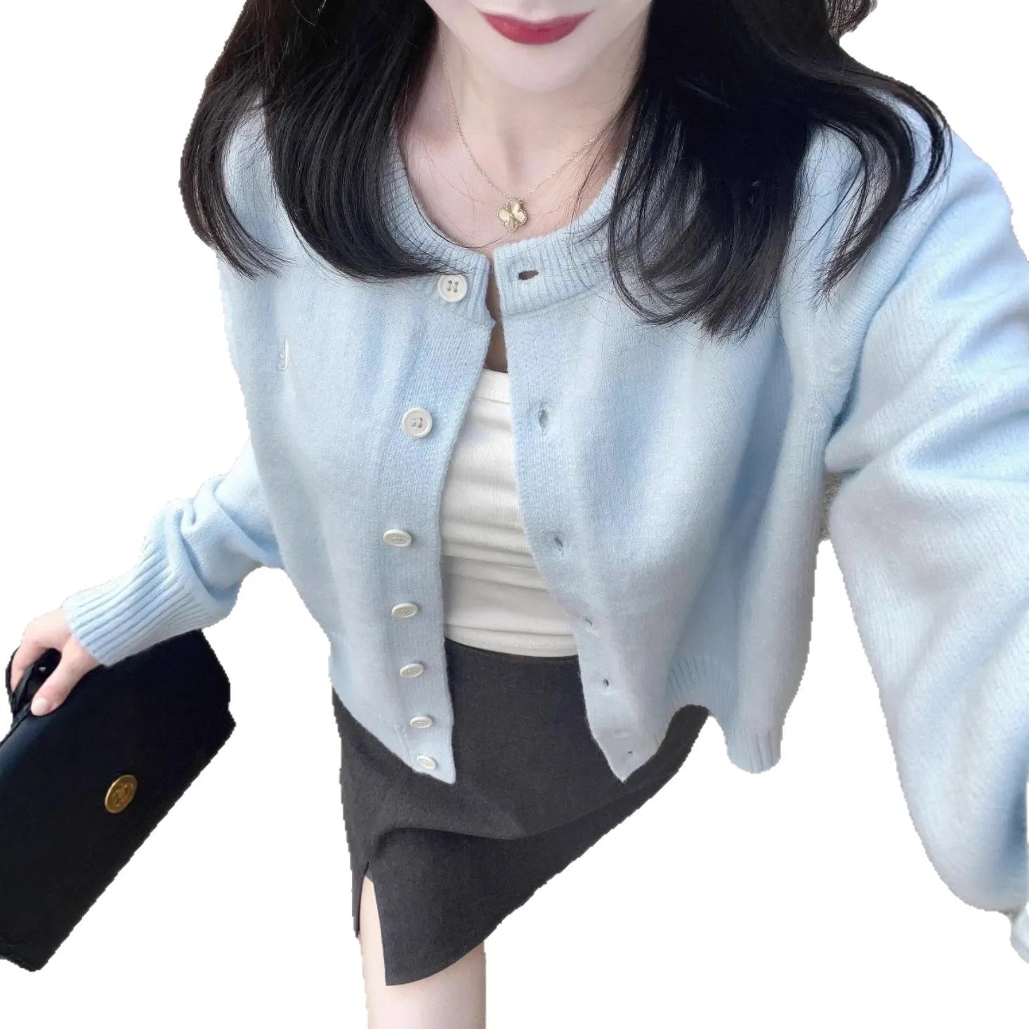Versatile Cardigan Short Outerwear Cardigan Top For Women