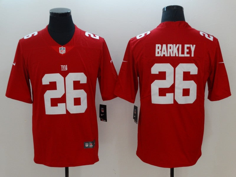 Men's New York Giants #26 Saquon Barkley Jerseys Red