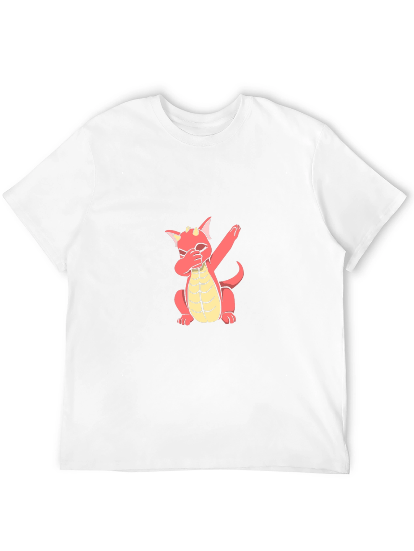 Dabbing Dragon Graphic Tee - Stylish Black T-Shirt