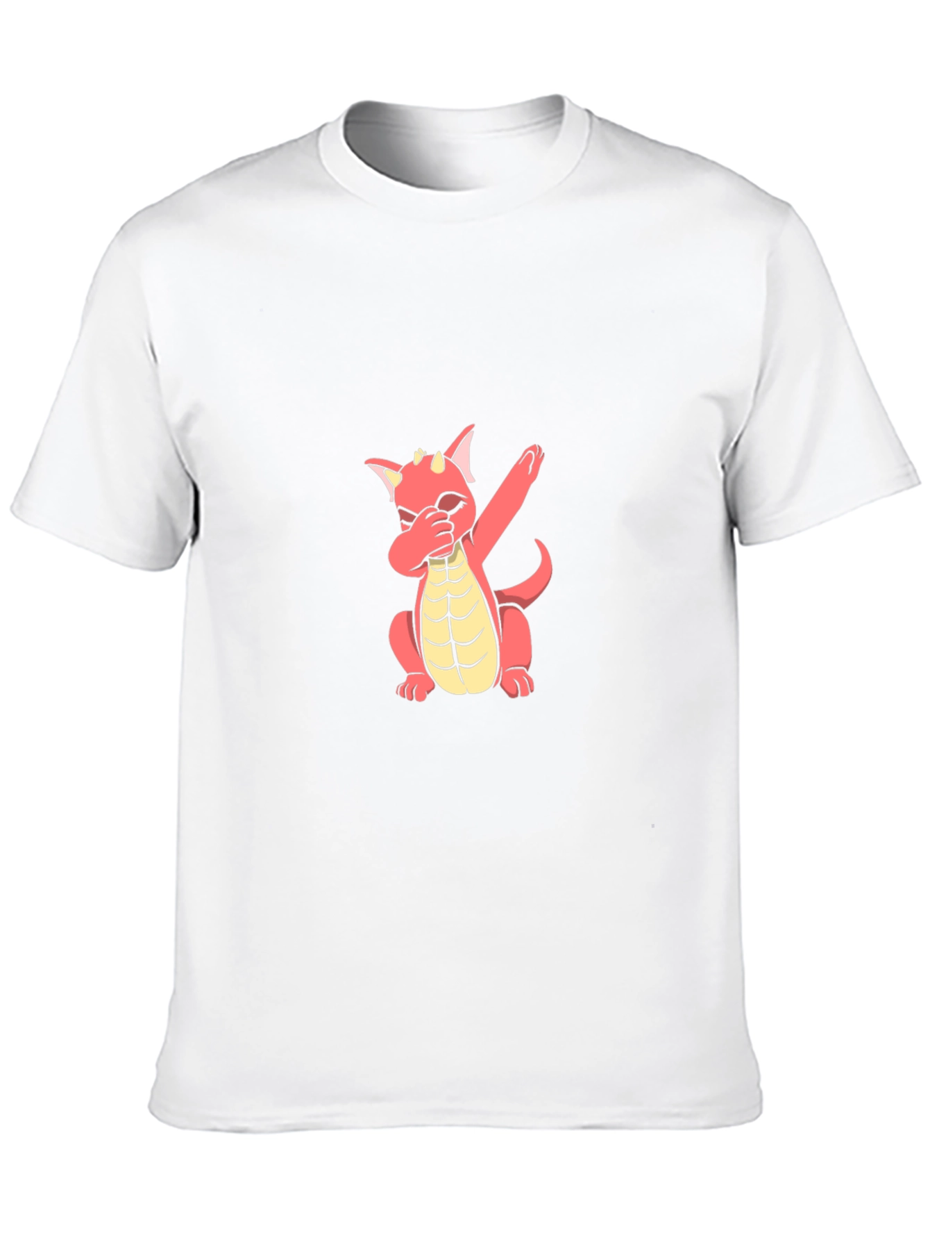 Dabbing Dragon Graphic Tee - Stylish Black T-Shirt